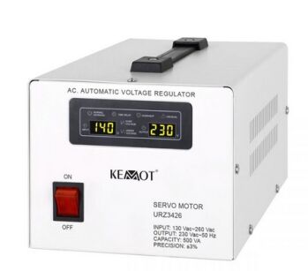 KEMOT MSER-1000 Automatyczny stabilizator napięcia  | 1000 VA |  serwomotor