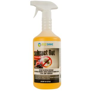 ECO SHINE INSECT OUT 1L Preparat do usuwania owadów i innych zabrudzeń organicznych z szyb, lamp i karoserii.