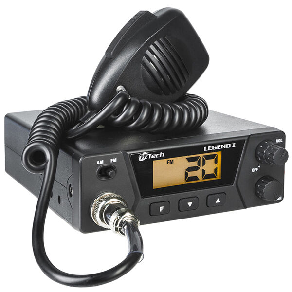 M-Tech Legend I ( MTech Legend 1 ) kompaktowe CB radio z RF Gain   |  2 lata gwarancji PL