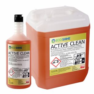 ECO SHINE ACTIVE CLEAN 1L  Mycie aktywne, alkaliczny uniwersalny preparat do ciśnieniowego mycia wszystkich powierzchni. Silnie zasadowy, nisko pieniący. WYPRZEDAŻ !!