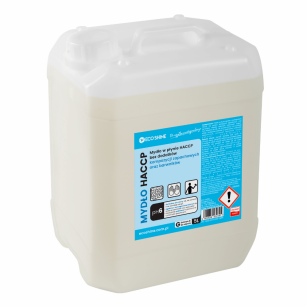 ECO SHINE HACCP Mydło w płynie HACCP  do mycia rąk o neutralnym pH, bez barwników i zapachu |  5L