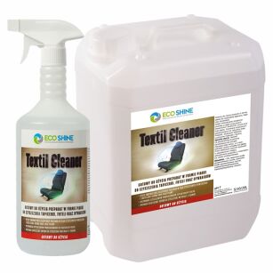 ECO SHINE TEXTIL CLEANER  5L  WYPRZEDAŻ !! Gotowy do użycia preparat w formie pianki do czyszczenia tapicerki, foteli oraz dywaników.