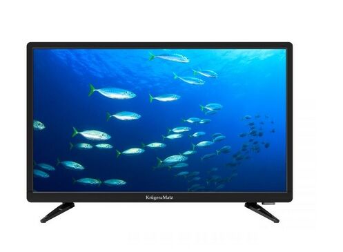 Kruger&Matz KM0222FHD-F  seria F |  Telewizor 22"  |  FHD z tunerem DVB-T2  I  USB 