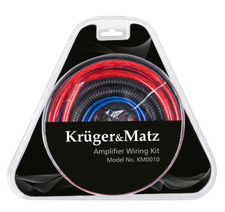 KRUGER&MATZ KM 0010  Zestaw montażowy CAR AUDIO ( WZMACNIACZ )