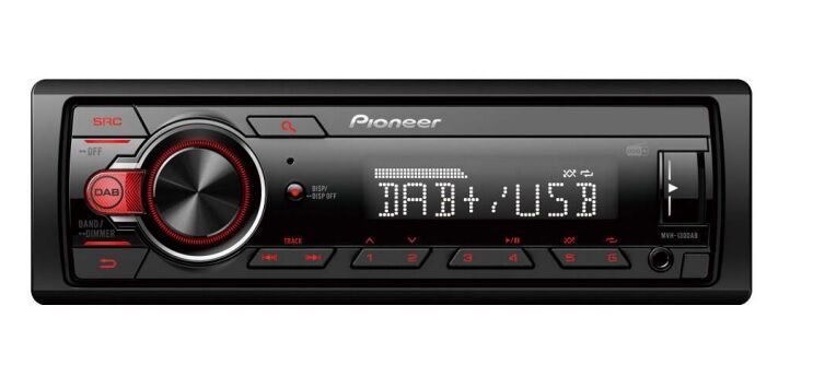 Pioneer MVH-130DAB Odbiornik DAB/DAB+ | USB | Android 