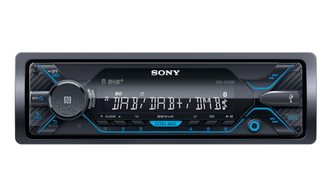 SONY DSX-A510BD Radioodtwarzacz DAB z łącznością Bluetooth®   