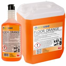 ECO SHINE FLOOR ORANGE 20L Płyn z alkoholem o intensywnym pomarańczowym zapachu do ręcznego i maszynowego mycia podłóg