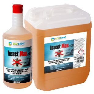 ECO SHINE INSECT MAX 10L Koncentrat preparatu do usuwania owadów i innych zabrudzeń organicznych z szyb, lamp i karoserii