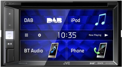 JVC KW-V255DBT Odtwarzacz  |  USB |  możliwość zmiany koloru podświetlenia |  BLUETOOTH | DAB