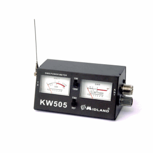 MIDLAND KW-505 ( KW505 ) REFLEKTOMETR   |  MIERNIK MOCY 3.5-150MHz 1/10/100W  | CIĄGŁY MONITORING KAZEJ ANTENY 