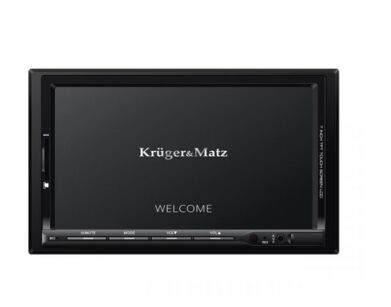 Kruger&Matz KM2004 Radio samochodowe 2-DIN  | USB | 7`` Wyświetlacz | GPS | BLUETOOTH | PILOT