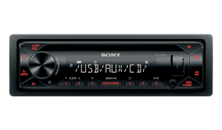 Sony CDX-G1301U Radioodtwarzacz CD z wejściem USB i AUX ( BURSZTYNOWE PODŚWIETLENIE )