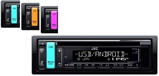 JVC KD-R491 ( KDR 491 ) Radio samochodowe CD | USB  |  zmienne podświetlenie