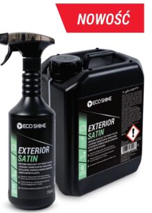 ECO SHINE EXTERIOR SATIN 5L Dressing nadający satynowy połysk i ochronę zewnętrznym tworzywom sztucznym, powierzchniom  gumowym i winylowym pojazdu.