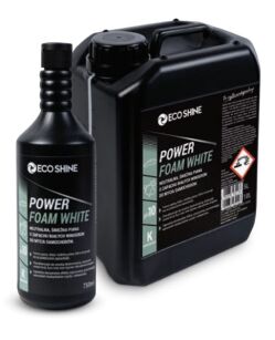 ECO SHINE POWER FOAM WHITE 750ML Neutralna, śnieżna piana o zapachu białych winogron do mycia samochodów