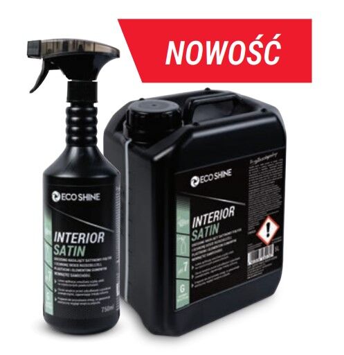 ECO SHINE INTERIOR SATIN 5L Dressing nadający satynowy połysk i ochronę desce rozdzielczej, plastikom i elementom gumowym