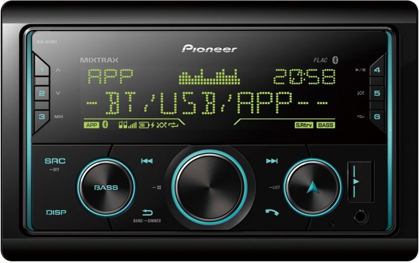 PIONEER MVH-S620BT Odtwarzacz 2-DIN | Bluetooth | USB