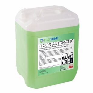 ECO SHINE FLOOR AUTOMATIC  Uniwersalny, niskopieniący, mocno pachnący płyn do bieżącego maszynowego i ręcznego mycia wszystkich rodzajów podłóg 10 L