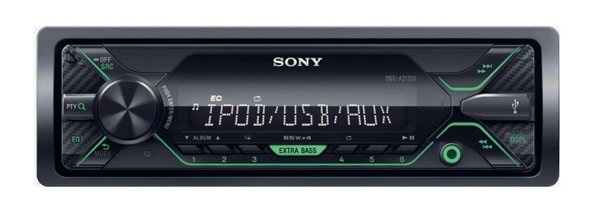 SONY DSX-A212UI  Radioodtwarzacz ze złączem USB | FLAC | 4x55W 