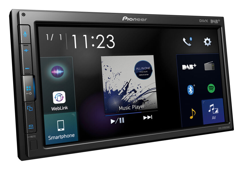 Pioneer SPH-EVO62DAB 2-DIN Modułowy odtwarzacz multimediów | Apple CarPlay |  Android Auto | WebLink