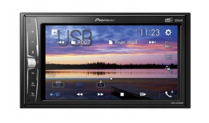 Pioneer DMH-A3300DAB Odtwarzacz multimediów 2 DIN z oporowym ekranem dotykowym 6,2 cala |  DAB/DAB+ | WebLink | Bluetooth