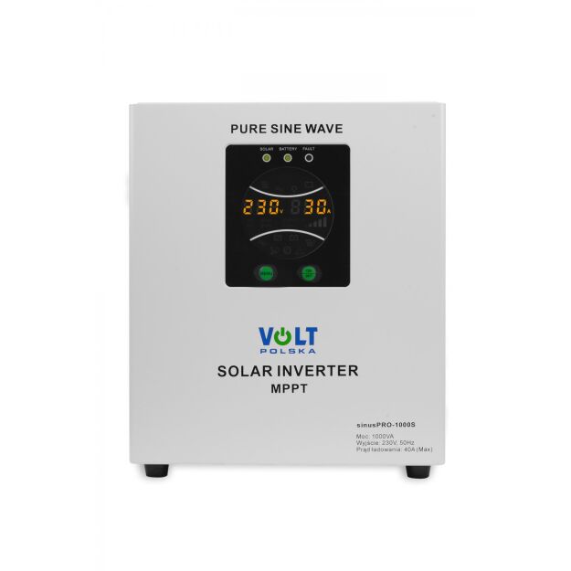 VOLT SINUS PRO 1000 S 12/230V (700/1000W) + 40A MPPT INWERTER SOLARNY