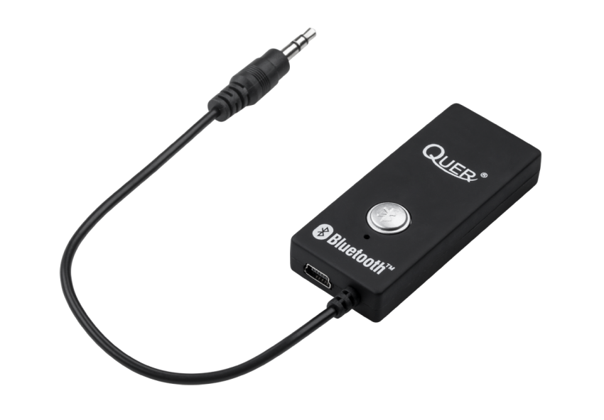 Quer KOM0709  Odbiornik umożliwiający słuchanie bezprzewodowo muzyki na urządzeniach bez portu Bluetooth 