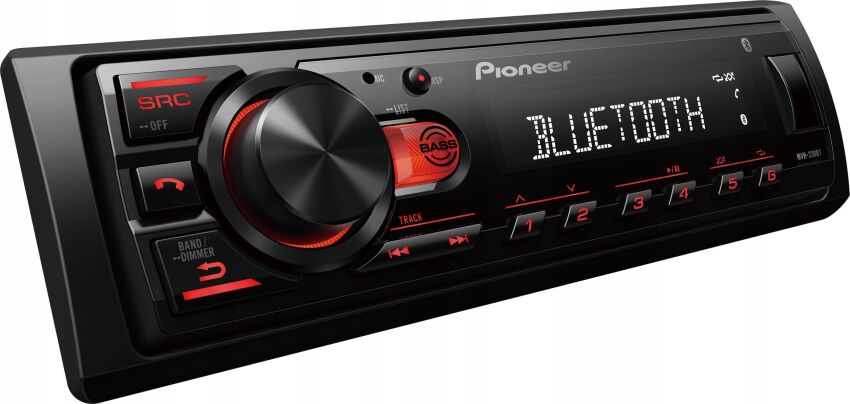 Pioneer MVH-230BT Radio samochodowe z BLUETOOTH