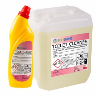 ECO SHINE TOILET CLEANER 5L  WYPRZEDAŻ !! Zagęszczony preparat czyszczący do codziennego mycia toalet, pisuarów, wanien, brodzików.