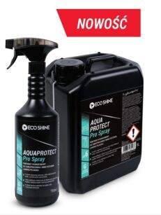 ECO SHINE AQUA PROTECT PRO SPRAY 5L Preparat hydrofobowy do zabezpieczania i nabłyszczania lakieru pojazdu.