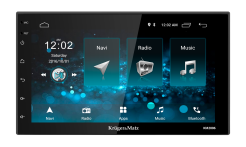 Kruger&Matz KM2006 2-DIN-owa stacja multimedialna | Android 8.1 Oreo  I   USB  I   Wi-Fi  | Bluetooth | GPS