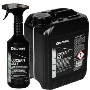 ECO SHINE COCKPIT MAT 5L Preparat do czyszczenia i pielęgnacji deski rozdzielczej, plastików i elementów gumowych wewnątrz pojazdu