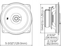 JBL Stage2 55F Głośniki Samochodowe 2-Drożne  5
