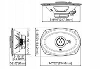 JBL STAGE 1 962M GŁOŚNIKI WSPÓŁOSIOWE TRÓJDROŻNE - 2