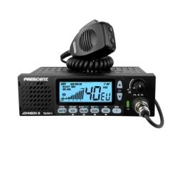 PRESIDENT JOHNSON III ASC 12/24V CB radio z głośnikiem z przodu