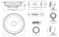 JBL CLUB  64CTP Głośniki samochodowe  |  zestaw odseparowany - 4