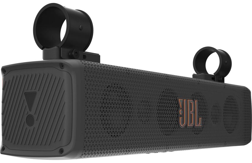 JBL RALLYBAR S soundbar Bluetooth®  |  IP66 | 150 W RMS  | Zastosowanie w: UTV, wózkach golfowych, łodziach i innych pojazdach rekreacyjnych.