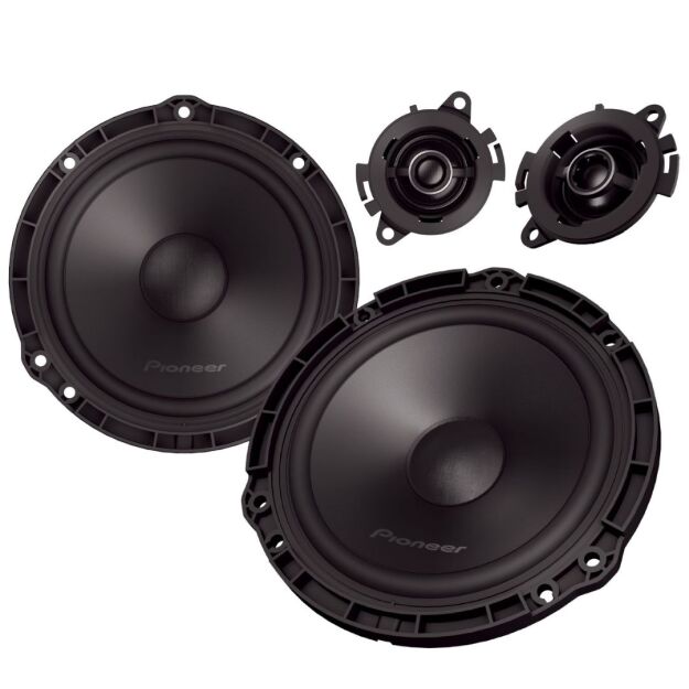 Pioneer TS-Q160C-PC Perfect Fit 16,5cm (dwudrożny) system 350 W | Peugeot | Citroen | DS Automobiles |Opel/Vauxhall |  Toyota