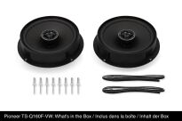 Pioneer TS-Q160F-VW Perfect Fit 16,5cm (dwudrożny) głośnik współosiowy 350 W Volkswagen |  Audi | Cupra |  Seat |  Skoda - 3