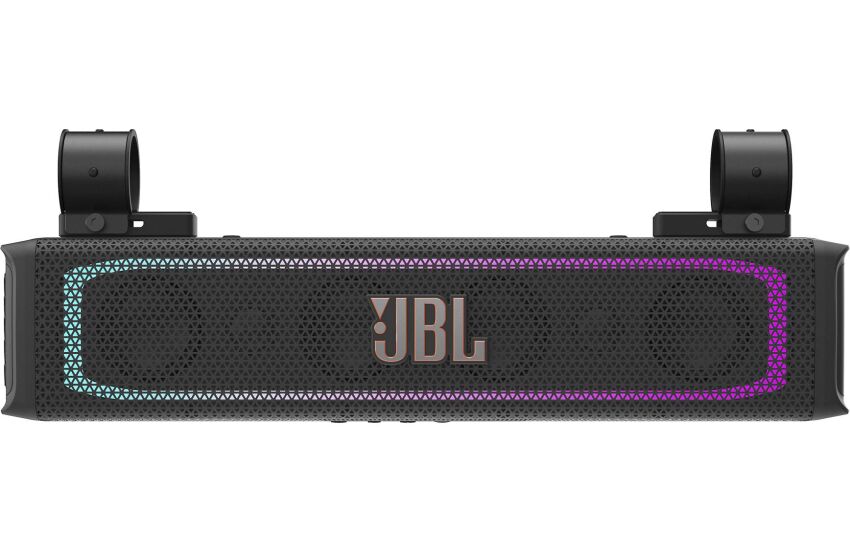 JBL RALLYBAR  soundbar Bluetooth®  |  IP66 | 150 W RMS  |  oświetlenie LED | Zastosowanie w: UTV, wózkach golfowych, łodziach i innych pojazdach rekreacyjnych.