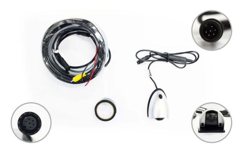 PIONEER CA-BC.010 Uniwersalna kamera cofania | KOLOR SREBRNY